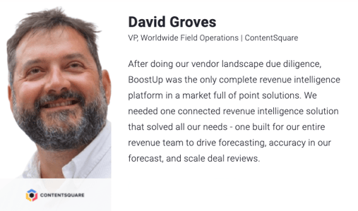 David Groves Content Square BoostUp Forecasting Review