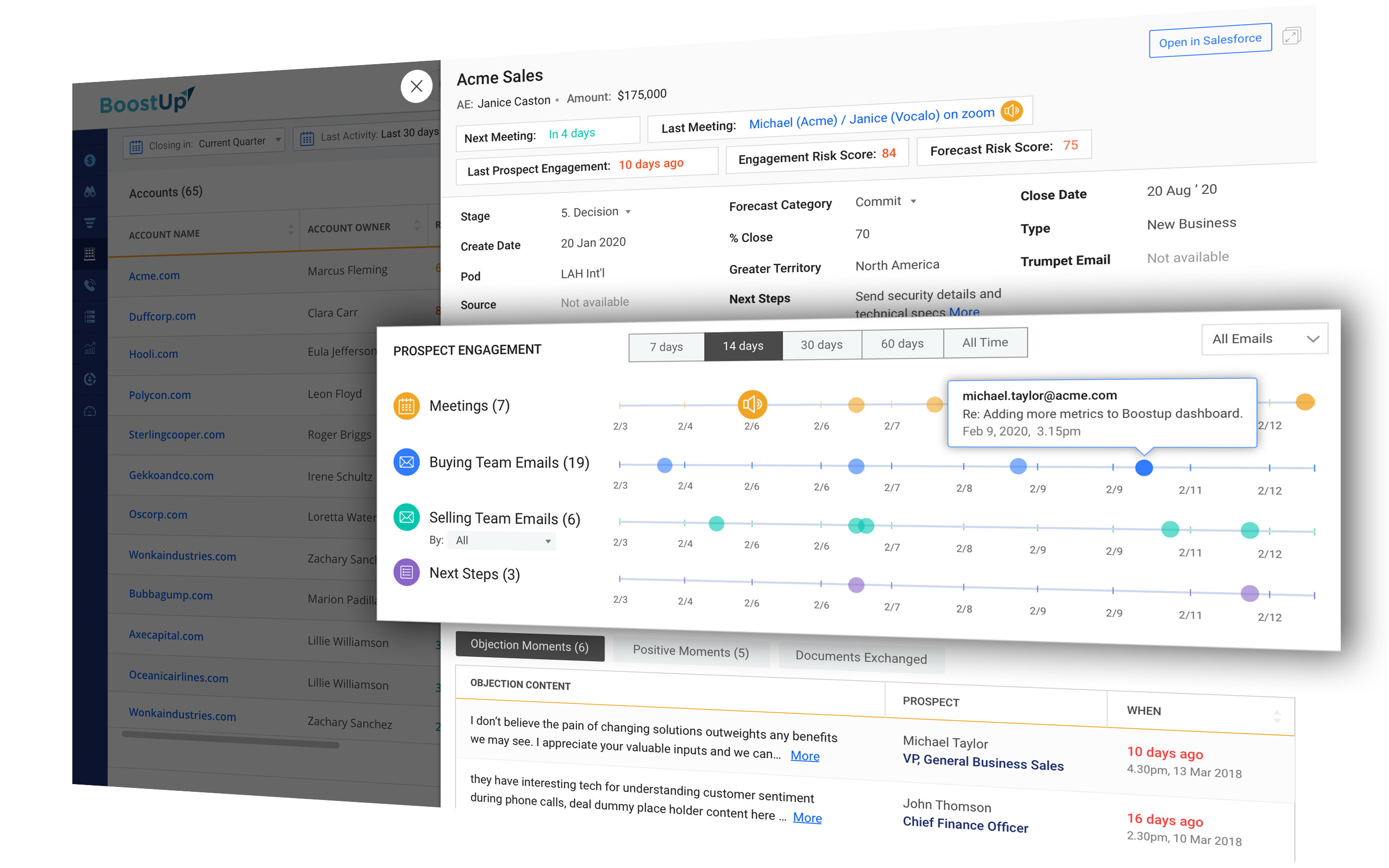BoostUp Account Insights Prospect Engagement BoostUp Account Insights Prospect Engagement